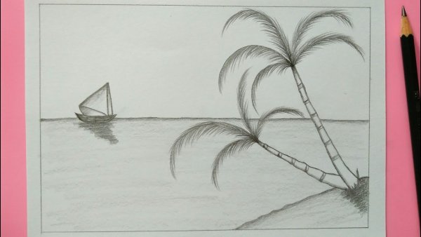 Море карандашом