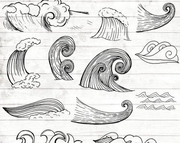 Морской пейзаж карандашом для начинающих