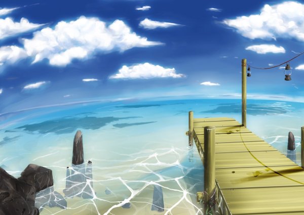 Тропический остров арт