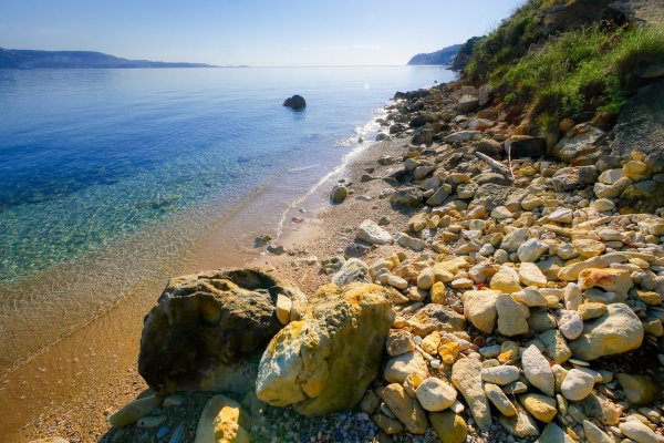 Берег моря панорама