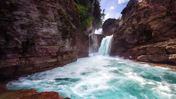 Ниагарский водопад закат