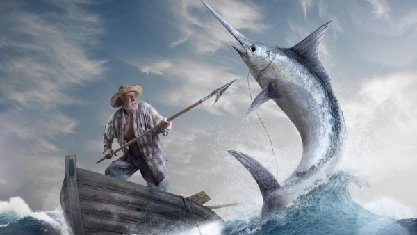 Старик и море мультфильм 1999