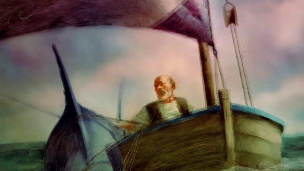Старик и море мультфильм 1999 кадры