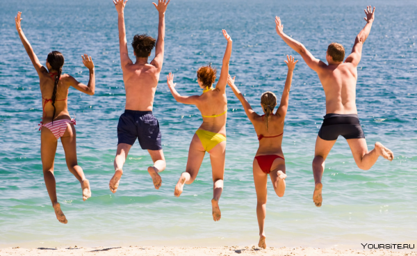 Веселье на пляже