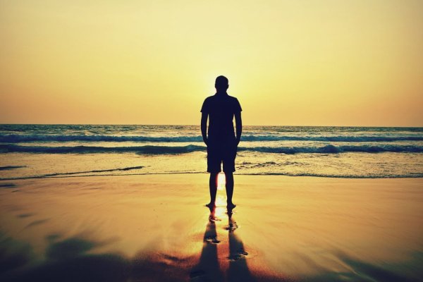 Силуэт на закате