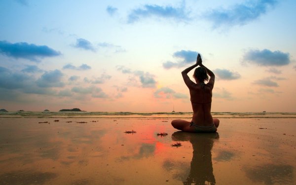 Медитация на берегу моря