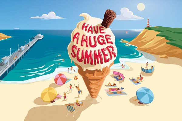 Плакат море