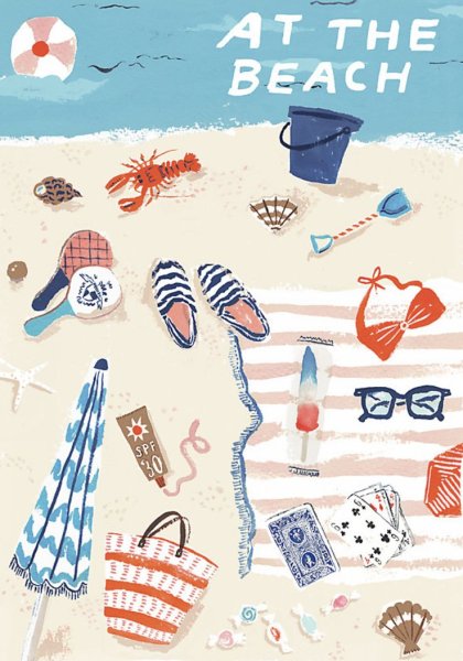 Постер стильные рисунки про море