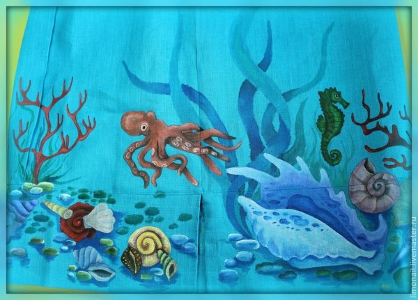 Рисование для детей подводный мир