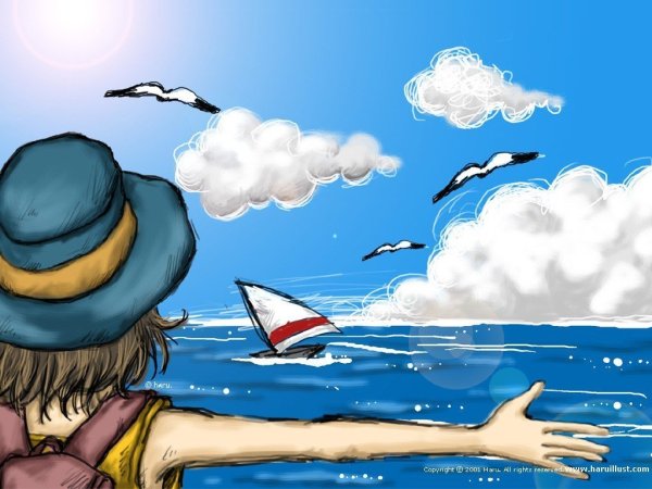 Морской пейзаж подготовительная группа