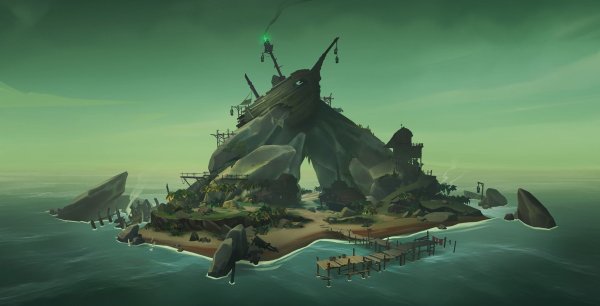 Sea of Thieves Кракен концепт арт