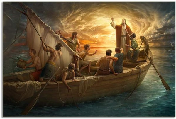 Джеймс Тиссо. Чудесный улов рыбы