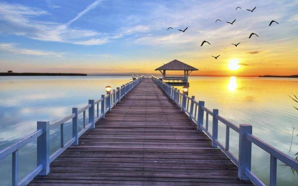 Красивый причал