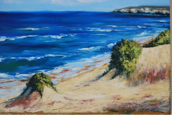 Картина побережье моря