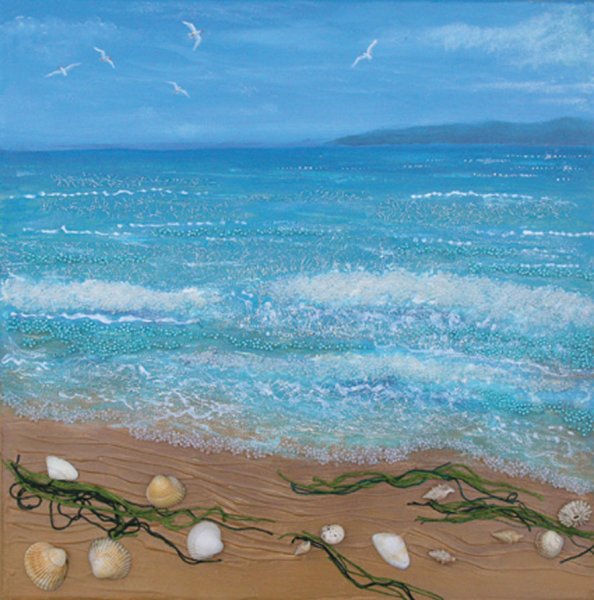 Нарисовать берег моря