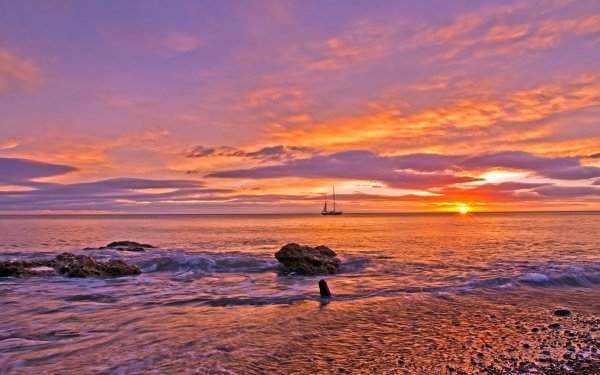 "Закат на море" Фридрих каспиар