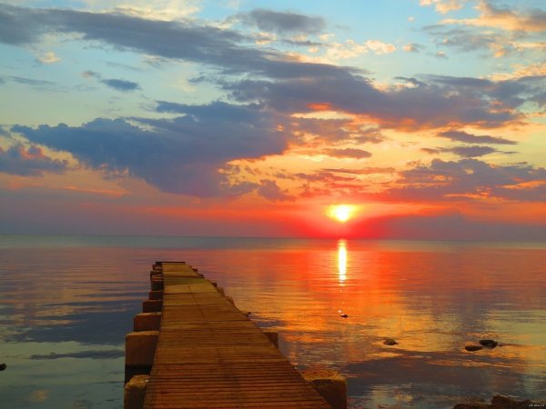 "Закат на море" Фридрих каспиар