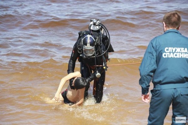 Ребенок тонет