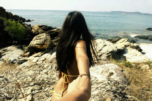 Девушка сзади