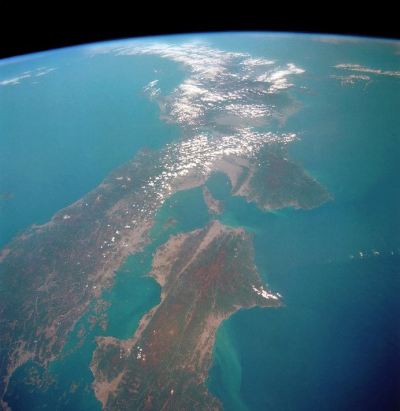 Черное море со спутника