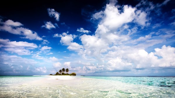 Небо море облака