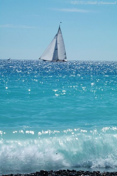 Парусник в море