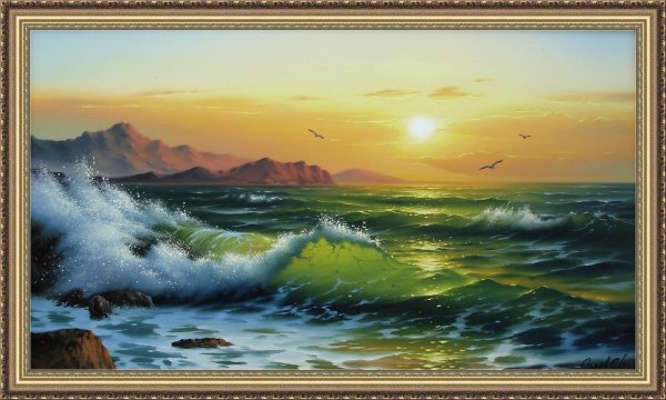 Картины Сергея Стоева морские пейзажи