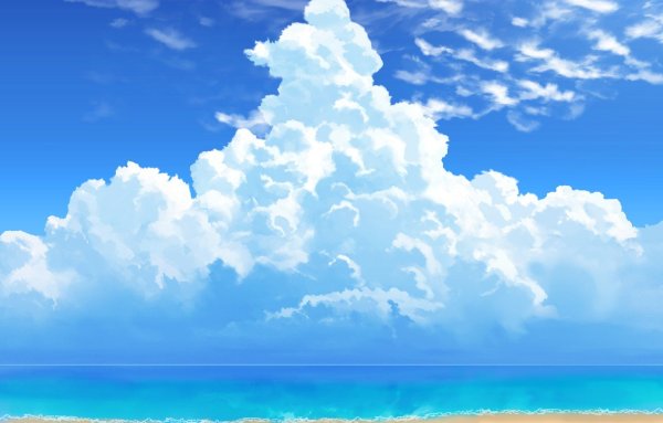 Небо мультяшное