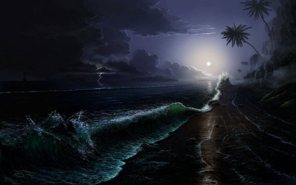 Ночной океан