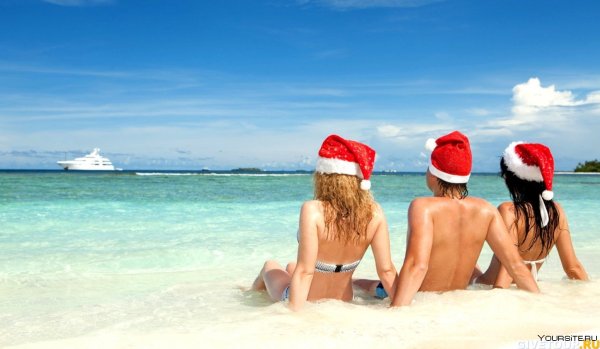 Новый год на море