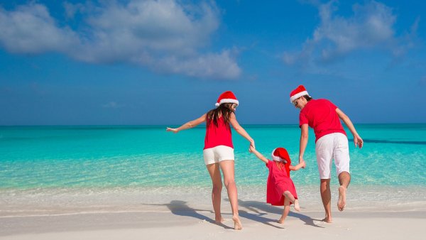 Рождество на пляже