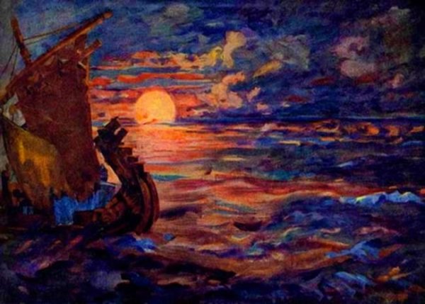 Христолюбов Александр картины море