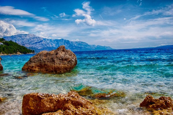 Галечный пляж Сочи