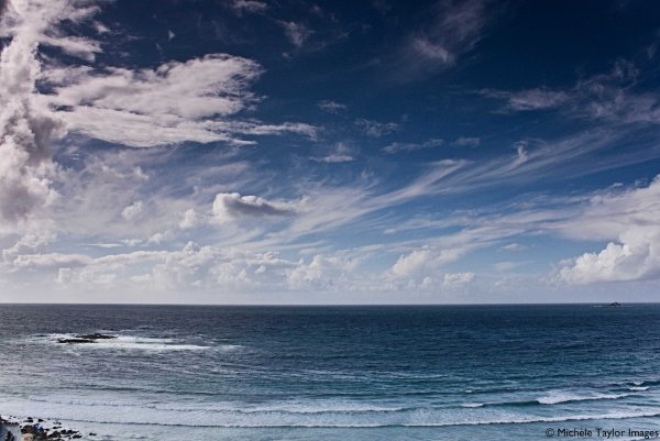 Красивое небо над морем