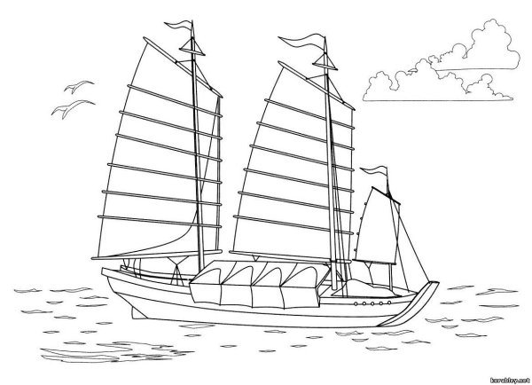 Корабль рисунок Изображения – скачать бесплатно на Freepik