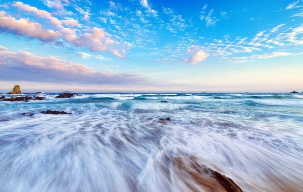 Рассвет на море