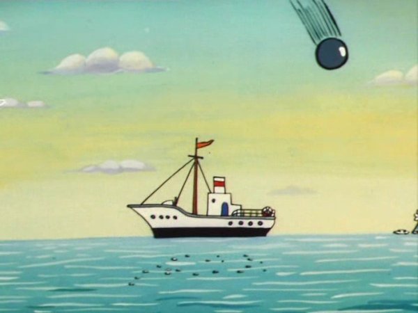 Корабль из мультфильма