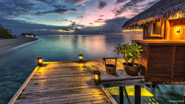 Бунгало в океане