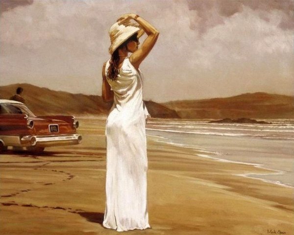 Девушка с зонтом