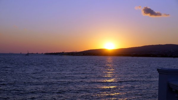 Закат на черном море Геленджик