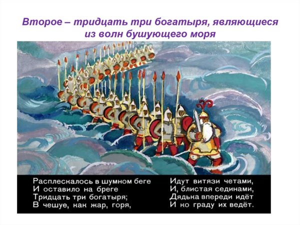 Витязи выходят из моря