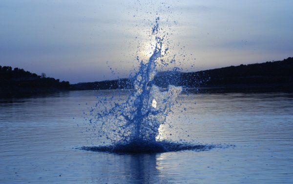 Человек под водой