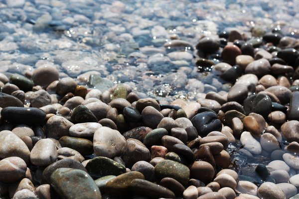 Пляж галька