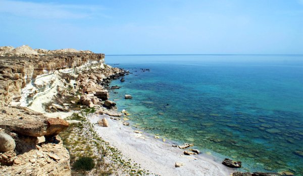 Актау побережье Каспийского моря
