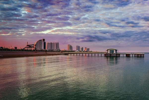 Берег Каспийского моря у Туркменистана