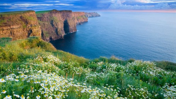 Летний закат на море