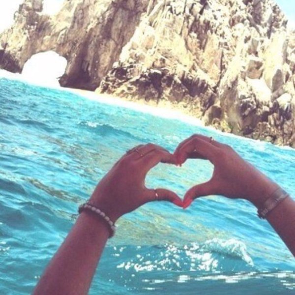 Девушка на закате