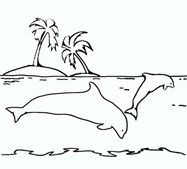 Раскраска морские обитатели