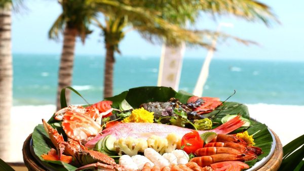 Еда на пляже