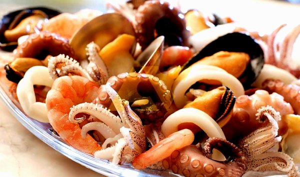 Рыба икра морепродукты